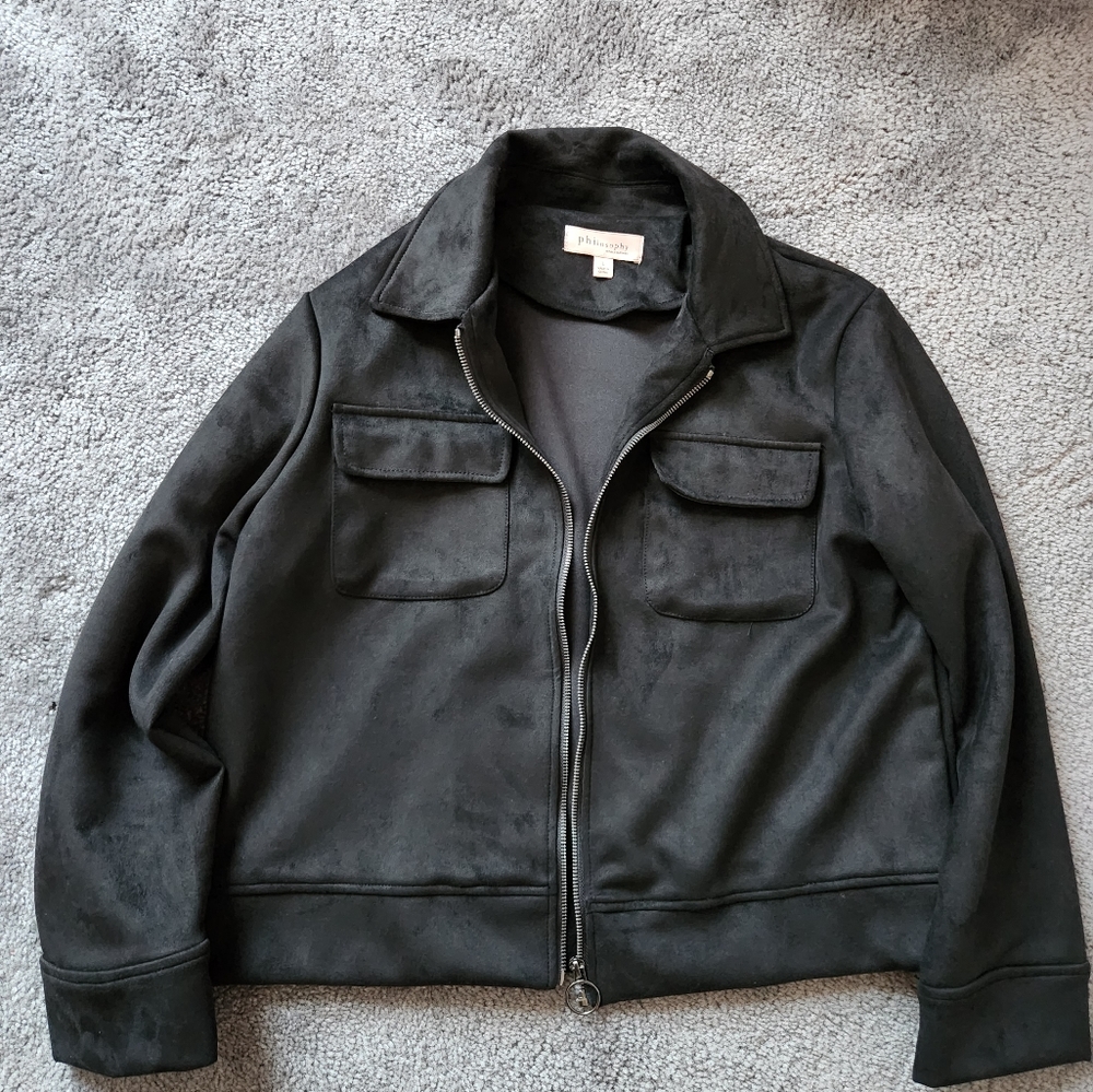 Philosophy faux leather jacket
